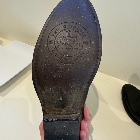 Golden Goose tall cowboy boots. - Picture 5 of 8